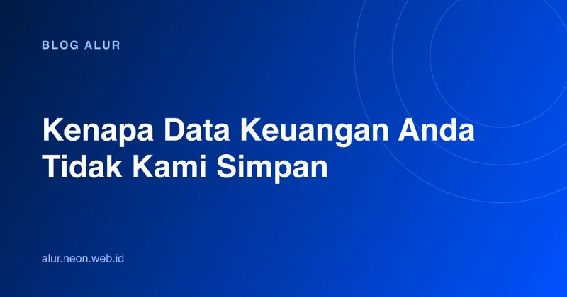 Ilustrasi sampul bermerek Alur tentang data keuangan yang tersimpan aman di perangkat pengguna
